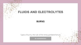 Intro to Burns