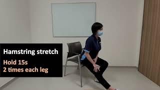 30-min Home Exercises (suitable for patients and seniors)