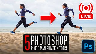 5 Magical Photoshop Photo Manipulation Tools You NEED To Know | PTH #17