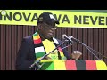 PRESIDENT MNANGAGWA ADDRESSES NATIONAL YOUTH ASSEMBLY