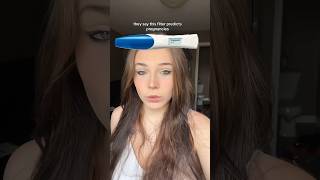 This filter predicted my PREGNANCY 😳 #pregnancytest