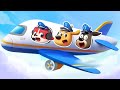 Airplane Safety Tips | Police Rescue | Cartoons for Kids | Sheriff Labrador | BabyBus