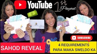 MAGKANO ANG UNANG SAHOD SA YOUTUBE at APAT NA REQUIREMENTS PARA MAKA SWELDO SA YOUTUBE