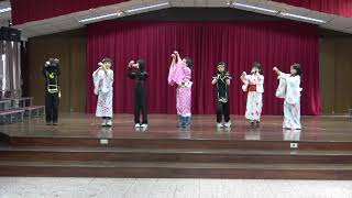 109學年度新北市私立育才雙語小學晨間表演 -3年藍班 Part  02日本舞