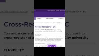 Cross-Registration Made Easy