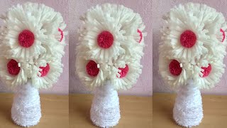Plastic bottle craft ideas easy flower vase 5 minute crafts | फोम का गुलदस्ता बनाने का आसान तरीका