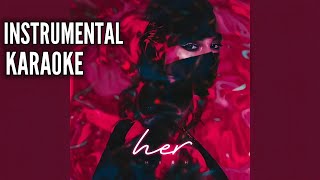 [Karaoke] HER - SHUBH instrumental karaoke - New Punjabi songs