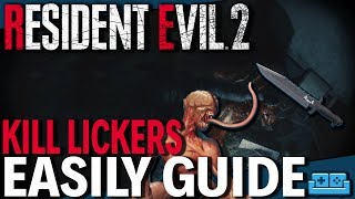 RESIDENT EVIL 2 REMAKE | HOW TO EASILY KILL A LICKER GUIDE