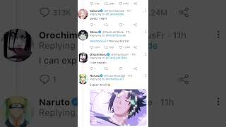 Naruto Finds Orochimaru’s Phone!!😭🤯 | Naruto Twitter Chat