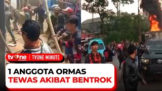 Bentrok di Perbatasan Cianjur-Sukabumi, Libatkan 2 Ormas | tvOne Minute