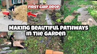 GARDEN EDITION- Creating new pathways in the yard! They turned out so good ❤️