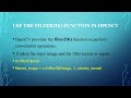 Explanation about implementation of filters on image using python