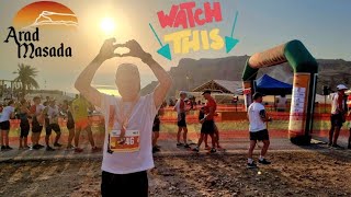 Arad Masada At Sunrise | Marathon Israel  ערד מצדה בזריחה