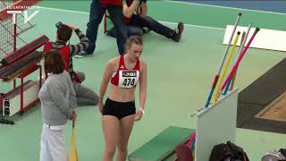 Kira Wittmann fliegt mit Bestleistung zum Titel | Jugend-Hallen-DM 2018 Halle/Saale