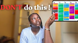 How to create a *KILLER* Study Timetable for the Semester