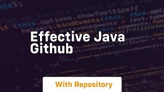 effective java github