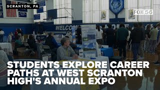 Students explore career paths at West Scranton High's annual expo