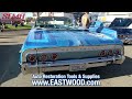 wild 1964 chevy impala lowrider convertible at sema 2015 must see paint eastwood