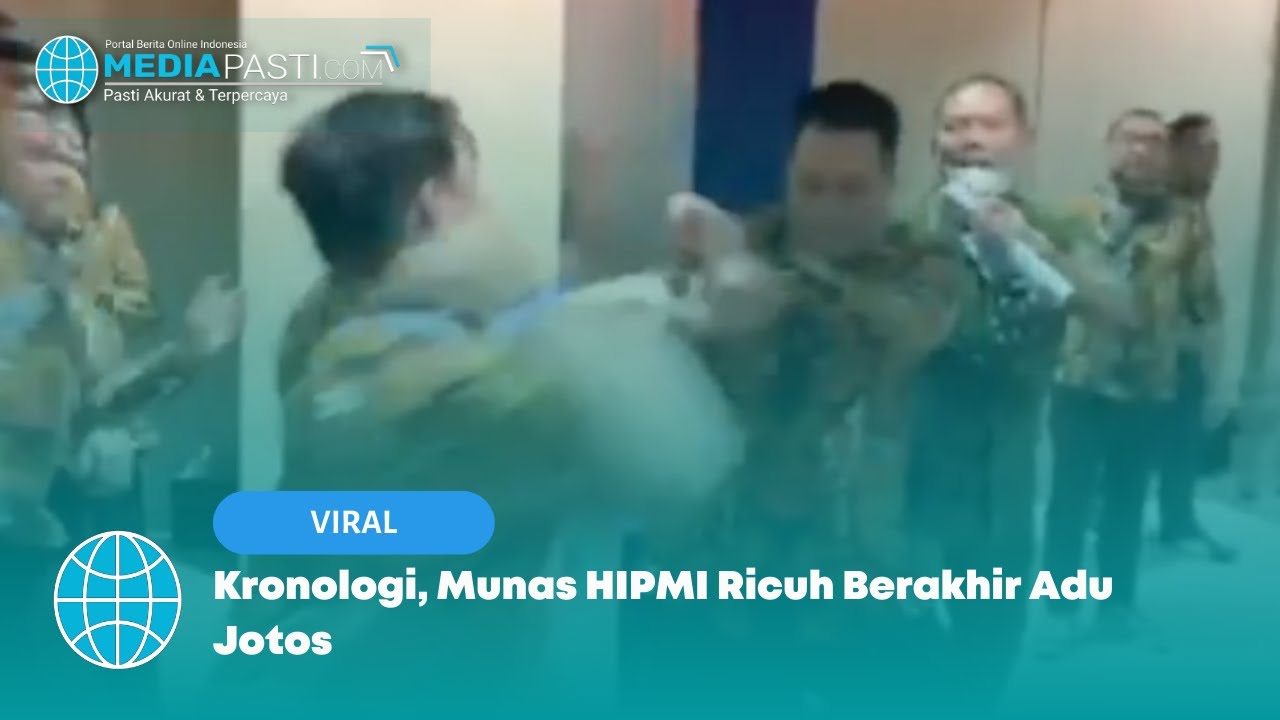 Kronologi, Munas HIPMI Ricuh Berakhir Adu Jotos - YouTube