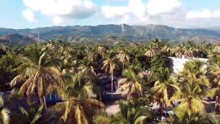 Aerial view of Haiti: Raymond les bains cayes- Jacmel and Conjurel Marigot.