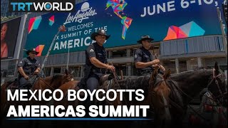 Mexico boycotts summit in response to US snub