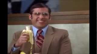 Steve Carell - Banana laugh scene - Anchorman: The Legend of Ron Burgundy