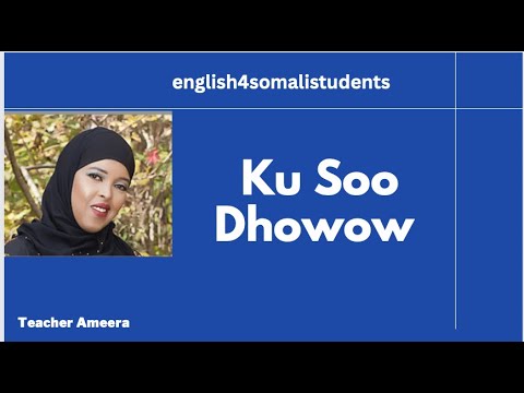 Ku Soo Dhawaada Basic English Course Level #1 - YouTube