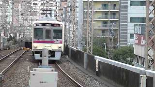 京王7000系6+4両編成京王線特急 笹塚駅通過