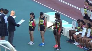 2018　千葉県新人　共通女子400mリレー表彰