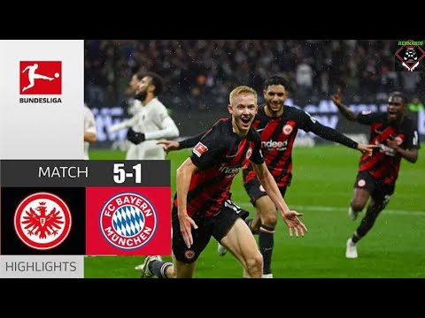 Eintracht Frankfurt Vs Bayern Munich 5-1 | 2023 Bundesliga | Match ...