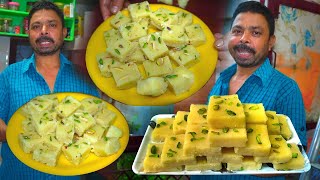 न मावा खोया न खर्चा सिर्फ 1कप सूजी से 1किलो हलवई जैसी| No Mawa Suji Ki Barfi | Rava Barfi