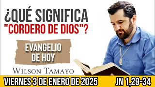 Evangelio de hoy VIERNES 3 de ENERO (JN 1,29-34) | Wilson Tamayo | Tres Mensajes