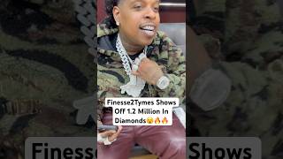 Finesse2Tymes Shows 1.2 Million In Diamonds !