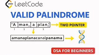 Valid Palindrome | LeetCode 125 Explained 🔥 Two Pointer Technique | Java DSA