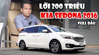 Bỏ Túi hơn 200 Triệu khi sở hữu Kia Sedona 2016 FULL Dầu ! Chuyên Cơ Mặt Đất đáng Tiền Nhất