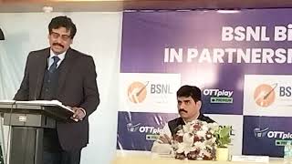 Robert Ravi, CMD BSNL Lunch of BiTV with OTT Play in #mumbai #ott #bsnl #bitv