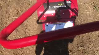 Tilling in manure