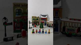 LEGO New Winter Village Holiday Main Street 10308 レゴ クリスマスの街10308を作ってみた#shorts