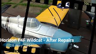 F4F Wildcat after Repairs - 1st Flight -  28 May 2021