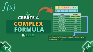 How to Create a Complex Formula in Excel