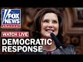 Michigan Gov. Gretchen Whitmer gives Democratic response to SOTU