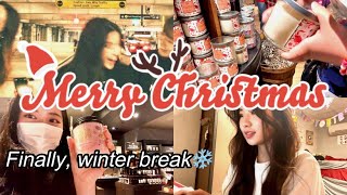 【アメリカ 留学】アメリカ大学生!冬休みの1日!クリスマスショッピング#vlog45