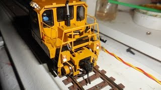 BLI Trackmobile with DCC decoder in HO Scale. with LED lights.