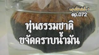 พรุ่งนี้ยังมีน้ำ ตอน 72 ทุ่นธรรมชาติ ขจัดคราบน้ำมัน