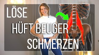 Psoas-Schmerz erkennen und behandeln mit nur 1 Übung