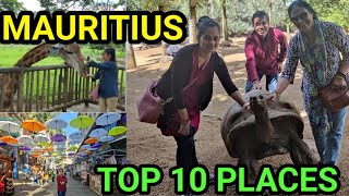 TOP 10 PLACES TO VISIT IN MAURITIUS | A TRAVEL GUIDE |  2022 | MUST VISIT PLACES