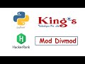# 1 Mod Divmod problem on python 3 | HackerRank | kings tech | DMReddy