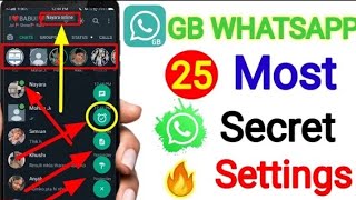 GB Whatsapp Hidden 25 Important Settings & Features 2023 | Tech Boi Sk