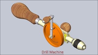 Drill Machine (Volume-2)--Solid Edge Tutorial
