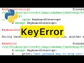 KeyError | Python | Tutorial